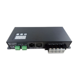 Decodificador DMX de 24 canales, decodificador 3A RGB/RGBW DMX 512 para control de luz certificado ROHS - Product Image 5