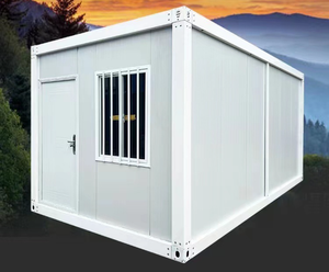 Tùy Chỉnh Màu Sắc Và Kích Thước Nhà Prefab An Ninh Phòng Văn Phòng Di Động Cấu Trúc Thép Sandwich Rock Len Bảng Điều Chỉnh Trang Trại Căn Hộ - Product Image 3