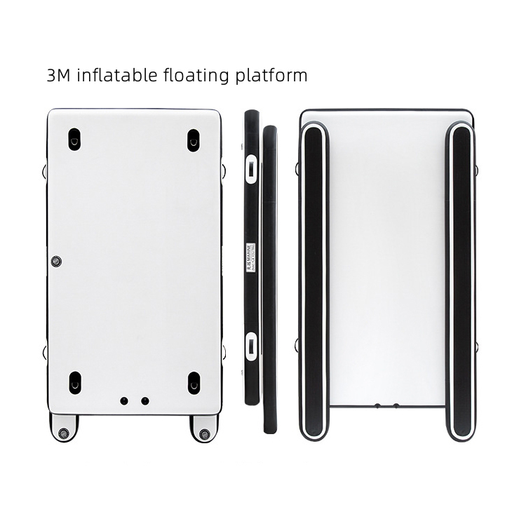 Plataforma de Agua Blanco-Negro 3x1.6m