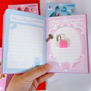 HY2 2025 New Labubu Password <strong>Notebook</strong> Cute Bubble Mart <strong>Notebook</strong> <strong>with</strong> <strong>Lock</strong> <strong>Notepad</strong> - Product Image 3