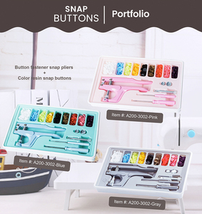 Botones de plástico y Metal coloridos personalizados, Juego de alicates a presión para coser artesanías, broches de plástico t5, botones a presión - Product Image 6