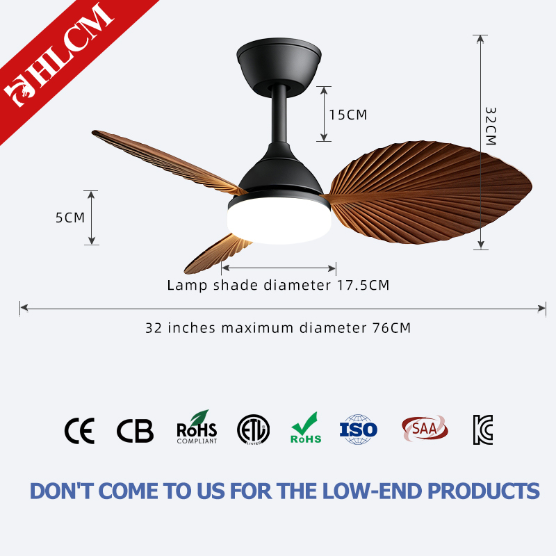 Black + Dark Wood Grain 30 inches 3 leaves