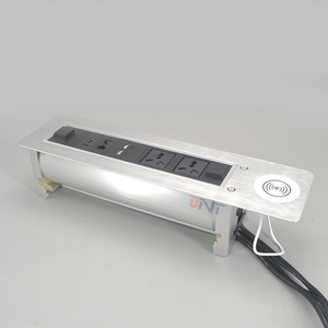 Toma de corriente multifuncional para muebles de oficina, toma de corriente de escritorio giratoria, motorizada - Product Image 3