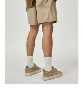 标志基础拉绳短裤时尚夏季男女宽松休闲运动Capris
