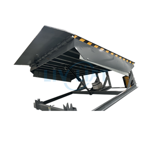 6Ton alta qualidade forte quadro fixo borda carregamento controle doca nivelador hidráulico