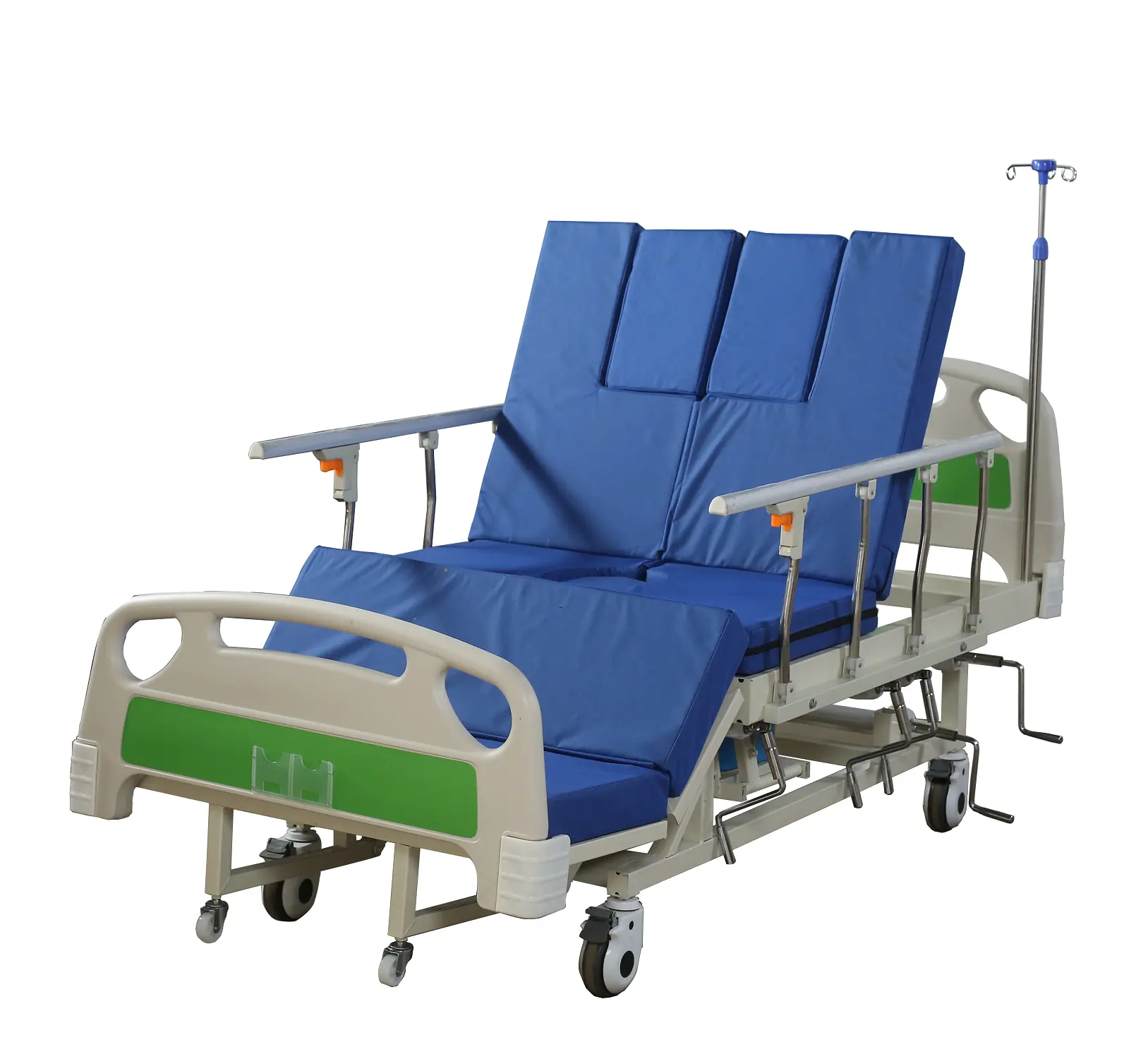 Equipamento Hospitalar 5 Funções Manual Ajustável Idosos Home Nursing Medical Hospital Bed Cadeira De Rodas