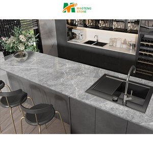 Lauren vàng trắng thiêu kết đá sứ ngói cao bóng phiến bàn thân thiện với môi chống cháy nhẹ không thấm nước - Product Image 2