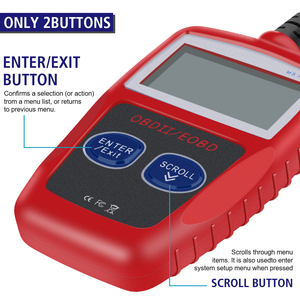 16 Pin Digital Display <strong>OBD2</strong> Code Reader Fault Code Check Clear Car Diagnostic Tools OBD 2 Scanner Universal - Product Image 4