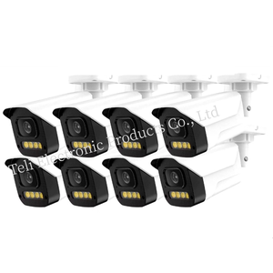 IP POE摄像机H.265 4K NVR 1TB内存400万内置麦克风运动检测8摄像机监控系统 - Product Image 2