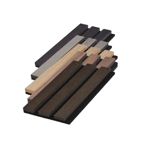 Chất Lượng Cao Slatted Bằng Gỗ Acoustic Panel-Óc Chó Mật Độ Trung Bình Firbreboard Âm Thanh Sâm-up Gỗ Veneer Cho Nhà Theatre Studio - Product Image 3