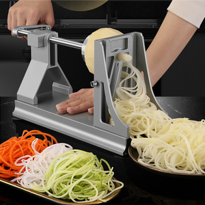 OEM/ODMステンレス鋼スライサー野菜シュレッダーカッターキッチンフルーツスライサー手動野菜カッター - Product Image 1