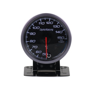 60MM Black Face 50-150C Light Peak <strong>Function</strong> Oil <strong>Temperature</strong> Gauge Car Meter Oil Temp Gauge With <strong>Sensor</strong> - Product Image 1