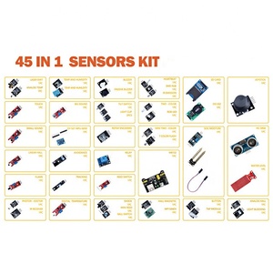Upgraded version of 45 sensor kits programming platform maker with storage box use for <strong>Arduino</strong> DIY