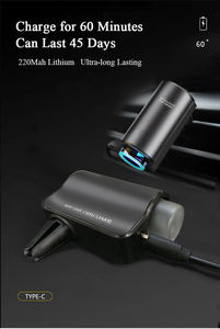 Tepe sezon Stocking araç havalandırma difüzörü lüks koku şarj edilebilir araba koku yayıcı ile LED ışık araba parfüm hava spreyi - Product Image 6