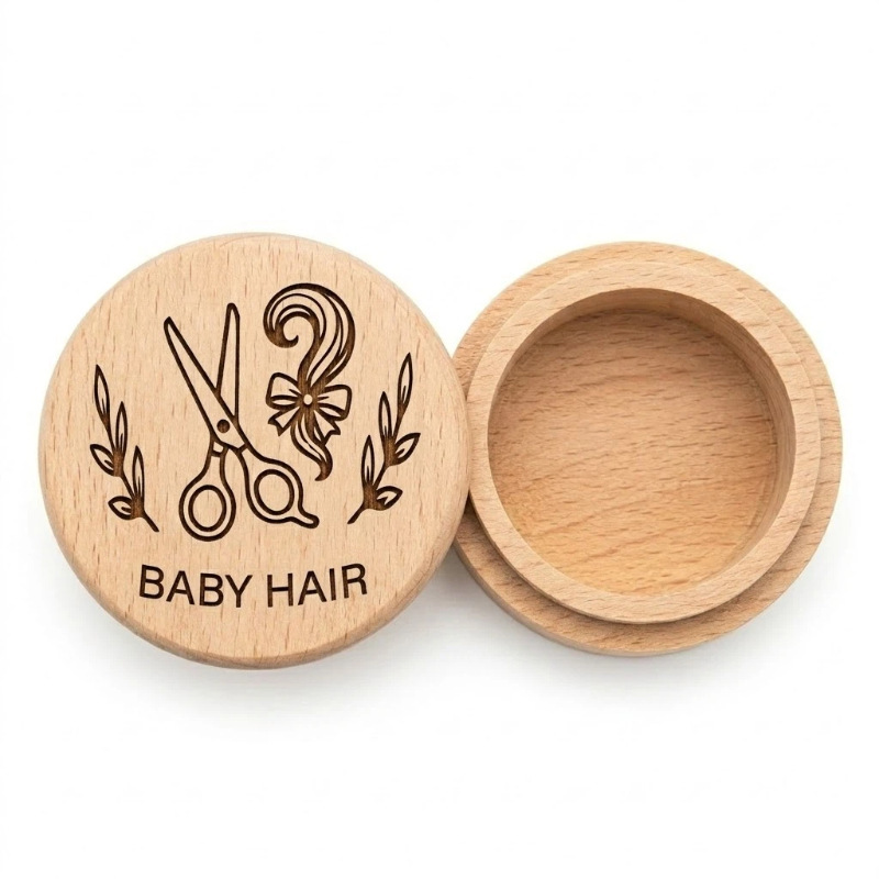 Boîte de cheveux d'érable pour bébé, style 2-0025kg