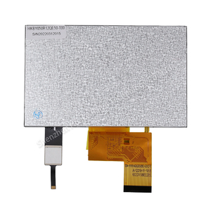 Personalizado al aire libre Lcd PCAP botones táctiles capacitivos soporte de inmunidad al agua 5 pulgadas 800*480 Industrial Tft Lcd pantalla táctil
