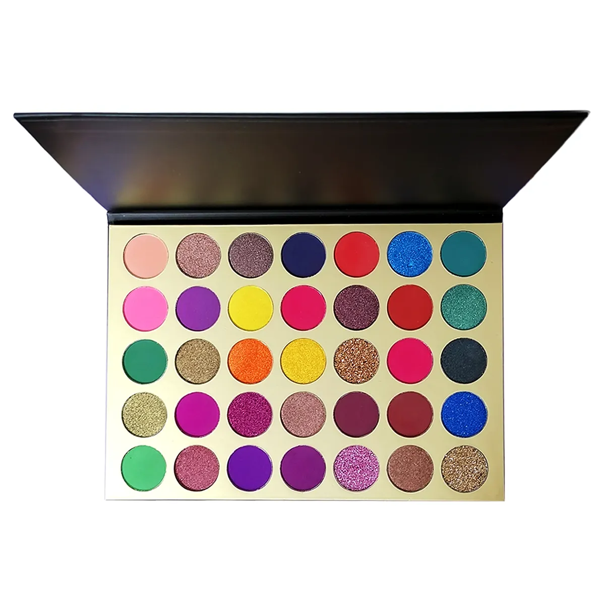 Palette de fard à paupières à 24 paillettes, haute pigmenté, scintillante, produit cosmétique, sans marque, vente en gros,