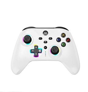เกมแพดไร้สายแบบชาร์จไฟได้สำหรับ Xbox One มอเตอร์สั่นจอยสติ๊กพร้อมหูฟังคอนโซลที่รองรับ