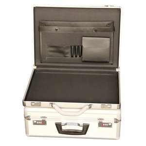可定制高级铝制工具储物盒防水防震硬壳公文包，带锁OEM支持 - Product Image 2