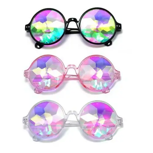 Очки калейдоскоп, праздничные солнцезащитные очки для вечеринки