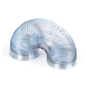 JELO çocuk oyuncakları özel Logo renkli renk sihirli gökkuşağı büyük çelik Metal Slinkys yürüyüş oyuncak sıkıştırma bahar - Product Image 1