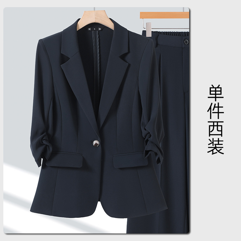 Black single-piece suit