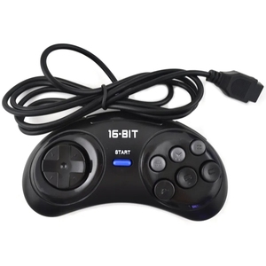 Kablolu Mini oyun denetleyicisi için SEGA Genesis 6 düğme kolu Gamepad için SEGA Mega sürücü 16 bit Video oyunu konsolu 2GB - Product Image 1