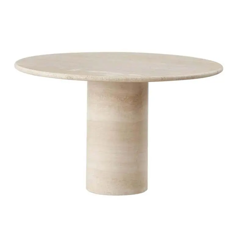 Tavolo rotondo in marmo in stile moderno tavolo centrale rotondo attività tavolo decorativo