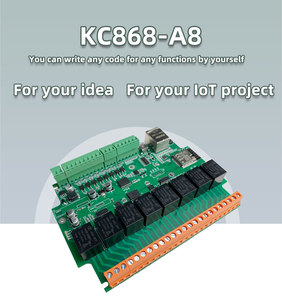 IDE di Arduino di temperatura di 433M di ADC DAC RF per la casa astuta MQTT KC868-A8 ESP32 Wifi/Ethernet RS232 USB relè modulo ADC DAC RF - Product Image 2