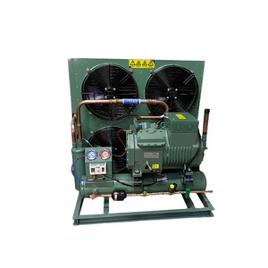 Unidad compresora de refrigeración de 380V, 15HP, 50HP, unidad condensadora de refrigeración por aire con bomba, engranaje, Control remoto, R410A-Key incluido - Product Image 1