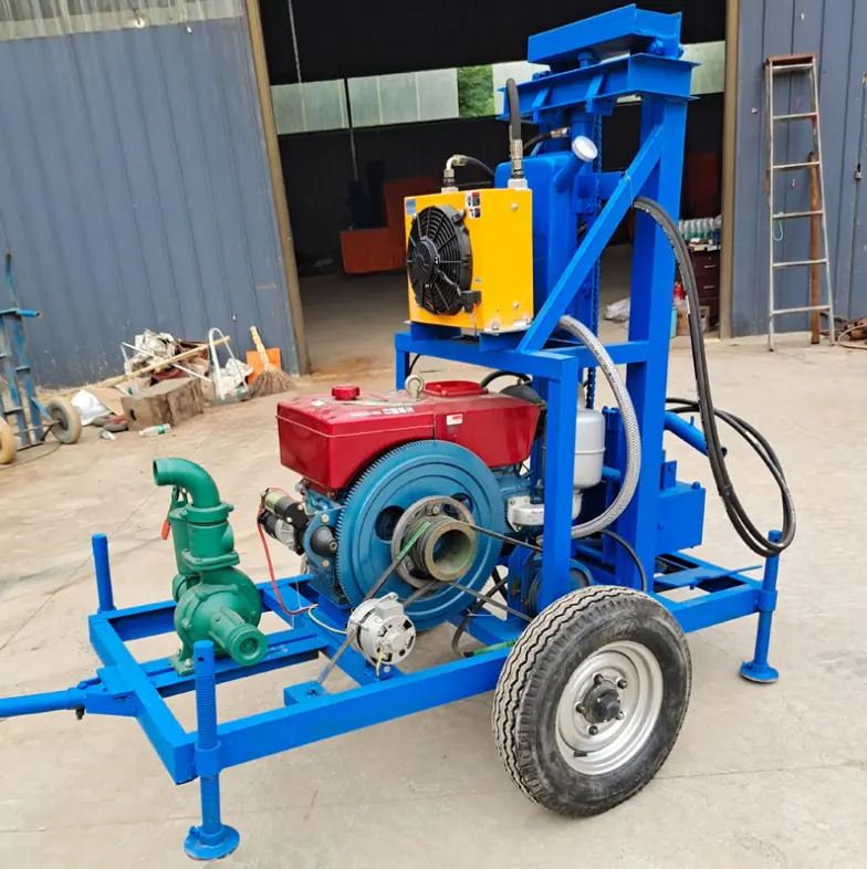 low price small water well electric rock drill/ small portable borehole drilling machine