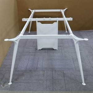 Modern Style Customized Size Office Table Leg Furniture Office Metal Table Leg Staff Workstation 4 Person Face to Face <strong>Computer</strong> - Product Image 3