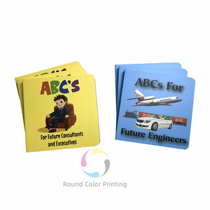 Fabrika özel çocuklar karton kitap baskı hizmetleri çocuk kalın kart karton kitap - Product Image 3
