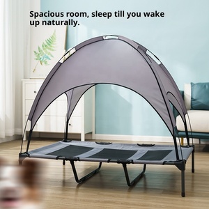 Sınır ötesi için çevre dostu katı Pet kamp yatak nem geçirmez yaz çadır serin köpek yatağı ayrılabilir yüksek ve düşük raf - Product Image 2