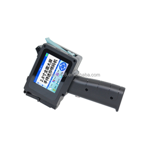 Neuer tragbarer Hand drucker Qr Bar Chargen code Datums nummer Logo Verfalls tinten strahl druckmaschine Etikett Mini drucker Tinten strahl