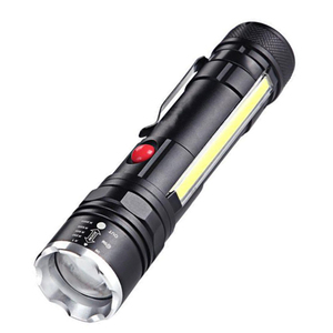 Chiến thuật Zoomable <span class=keywords><strong>Torch</strong></span> sạc LED đèn pin với USB sạc không thấm nước cắm trại khẩn cấp thông minh <span class=keywords><strong>Torch</strong></span> AA loại pin - Product Image 2