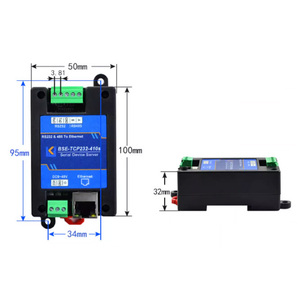 Servidor de puerto serie dual Transmisión DE DATOS RTU a protocolo TCP RS232/RS485485 a módulo convertidor Ethernet TCP/IP RJ45