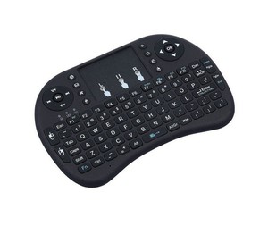 I8 Mini 2,4G inalámbrico USB teclado ratón Combo remoto de mano 3RGB LED retroiluminación para ordenador portátil PC Android TV Box Material plástico - Product Image 4