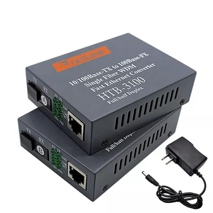 HTB-3100 A/B-Glasfaser-Medien konverter Single mode Single Fiber Netlink HTB-3100 Transceiver 25km SC 10/100M Karton SM - Product Image 1