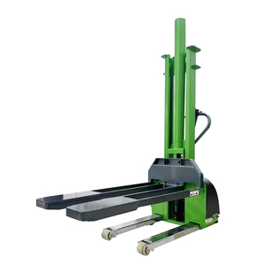 1 tonnellata 1.3 metri verde facile funzionamento carrelli elevatori auto caricanti Pallet Satcker per Laoding su camion e contenitori - Product Image 5