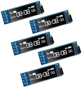I2C-Display 0,91 Zoll I2C-OLED-Anzeigemodul OLED-Bildschirm treiber DC 3,3 V ~ 5V für Arduino STM32 Esp32