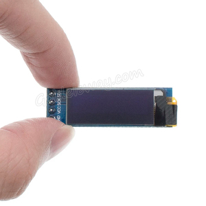 0,91-Zoll-OLED-Modul Weiß Blau OLED 128 X32 LCD-LED-Anzeige modul IIC Kommunizieren Sie LCD-Module für die Arduino ROHS-Zertifizierung