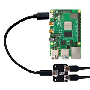 Type-<strong>C</strong> interface <strong>power</strong> splitter is suitable for <strong>Raspberry</strong> <strong>Pi</strong> 4 <strong>USB</strong> 1 to 2 module - Product Image 6