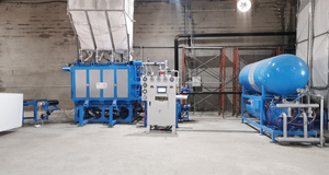 Macchina automatica per la produzione di fogli di blocchi di raffreddamento sottovuoto per blocchi di schiuma di polistirene termocolo macchina per lo stampaggio