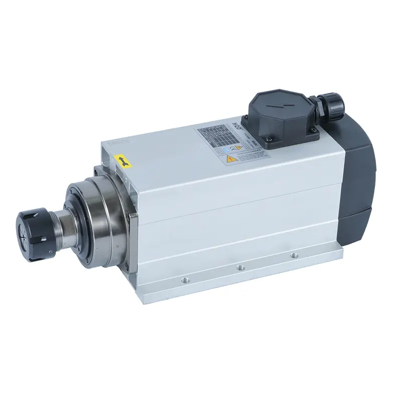 Motor do eixo de alta velocidade hqd 6kw, 18000rpm, ar resfriado, GDF60-18Z/6.0