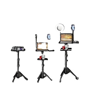 Mobil evrensel ayarlanabilir taşınabilir 360 derece rotasyon tutucu projektör dizüstü Tablet bilgisayar Tripod standı - Product Image 1