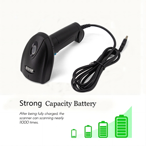 Escáner de código de barras con Bluetooth industrial QR actualizado, lector de código de barras 2D 1D, protección contra caídas, escáner de mano - Product Image 6