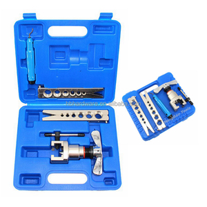フレアリングツールキット68/9 10 12 16 19mm 1/4 "-3/4" HVACシングルフレアツール45度エキセントリックタイプ手動チューブフレアリングツールキット - Product Image 3