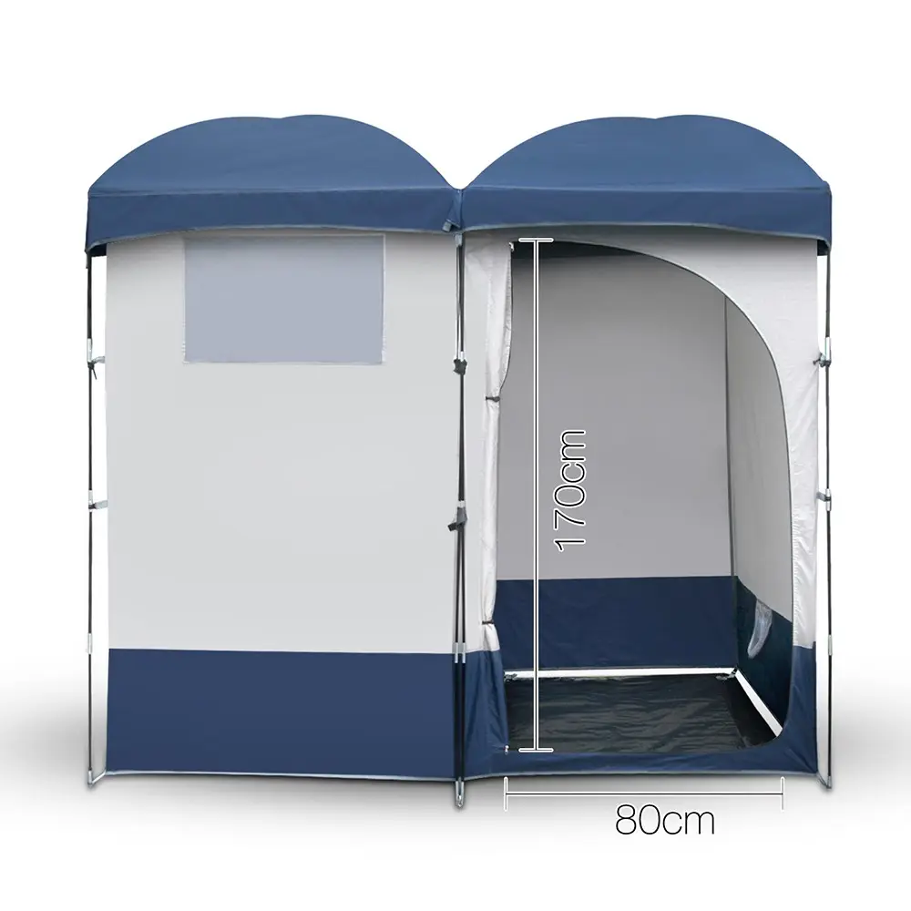 Dubbele Camping Douche Toilet Tent Outdoor Draagbare Kleedkamer Onderdak Ensuite