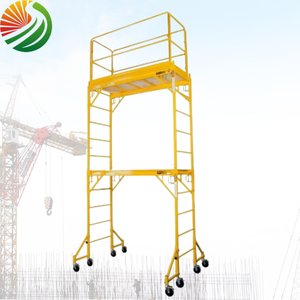 Andamio móvil de escalera de metal de Montaje simple para losa de hormigón y producto de andamios de construcción de mampostería - Product Image 1
